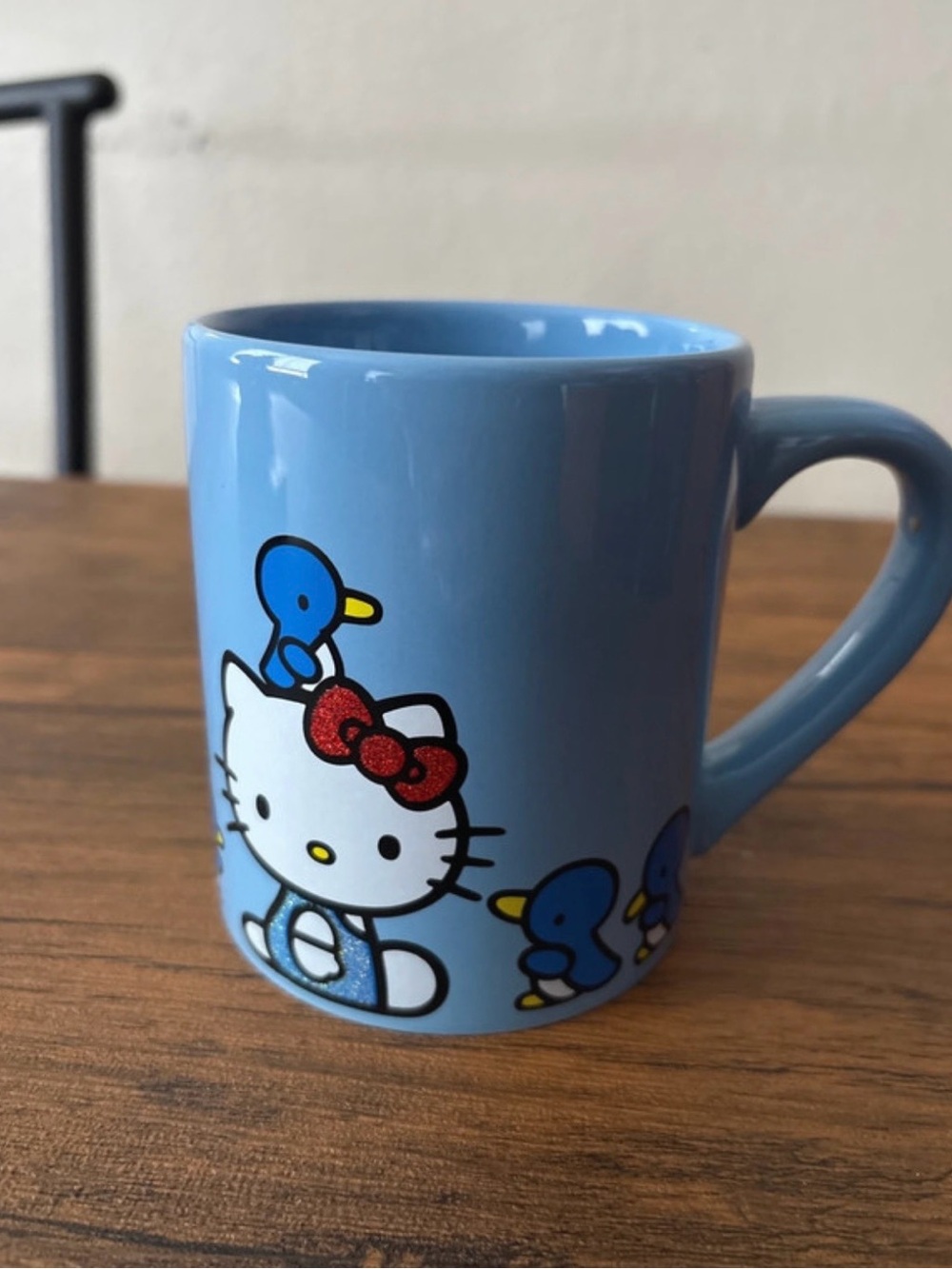Blue Ceramic Hello Kitty Mug